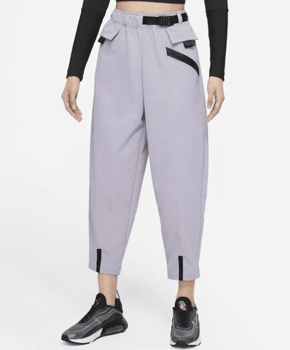 Nike Tech Pack Dri-FIT Cropped Utility Pants Women XL Lavender Grey DD4616-521
